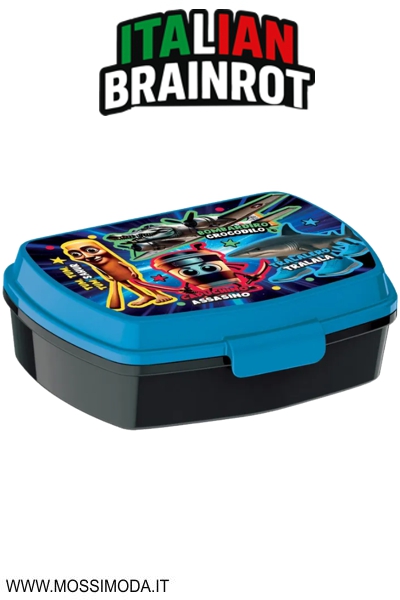 *ITALIAN BRAINROT* Portamerenda chiusura ermetica Art.ST20474